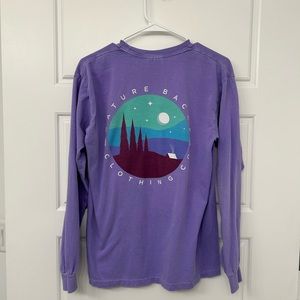 Purple NatureBacks Long Sleeve Tee